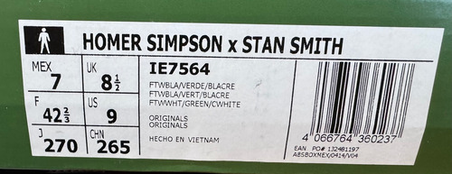 Adidas Stan Smith - Homero Simpson