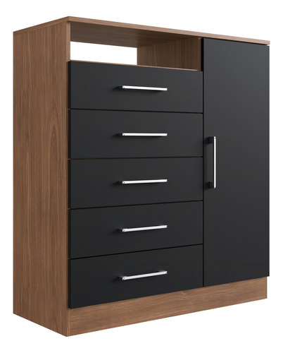 Cajonera con 1 puerta con 5 cajones Wt