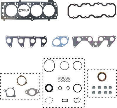 Kit Retifica Superior Motor  Ret S10 2.4 8v 128cv Gas 04/09