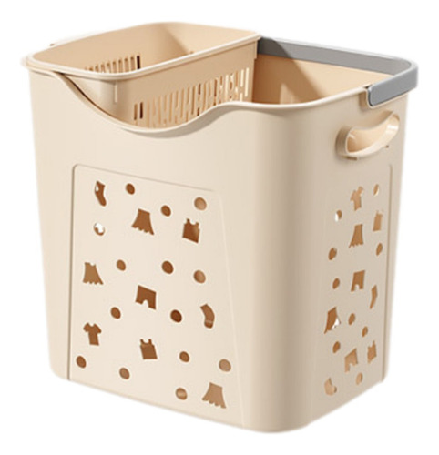 Cesta De Plástico Para Ropa Sucia, Baño, Dormitorio