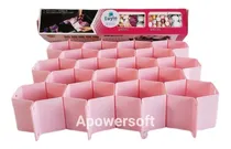 Comprar Organizador Ropa Interior, Medias, Corbatas, Cosméticos, Etc Rosa