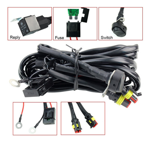 Switch On Off Para Luz Auxiliar Para Ficha Bmw C/ Relay