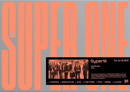 Superm The 1st Album Super One (super Ver.) Cd Imp.en Stock