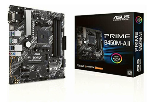 Asus Motherboard Prime B450m-a Ii, Amd Am4 Ryzen (matx, Ddr4