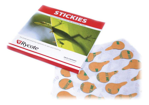 Rycote Stickies Adhesivos Para Micrófono 100 Piezas
