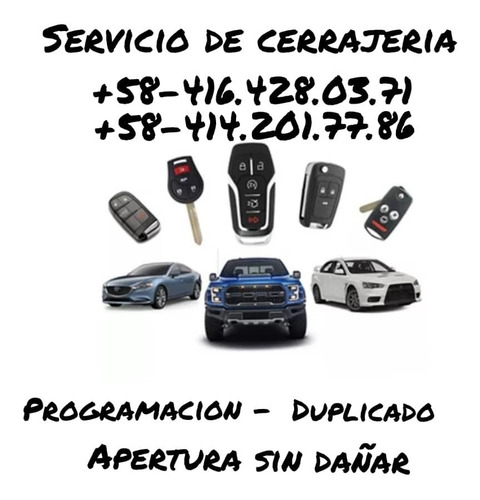 Imagen 1 de 6 de Cerrajero A Domicilio Apertura Tecnica Casa,carro Control