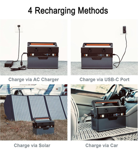 Estacion De Carga Portatil Ac 300w