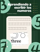 Comprar Aprende A Escribir Numeros: Vamos A Aprender A Escribir Los
