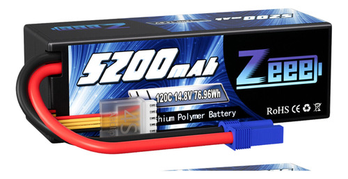 Bateria Zeee Power 4s | Lipo 5.200mah 120c 138mm Hardcase