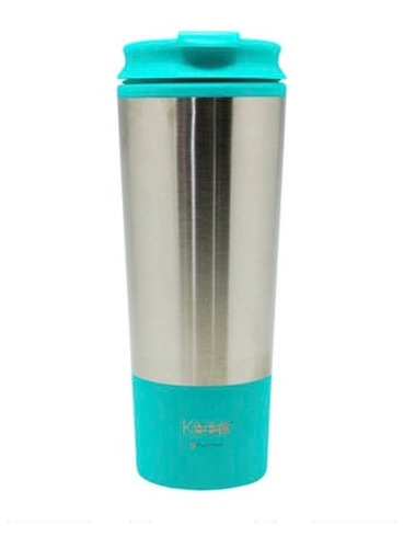 Vaso Térmico Keep Mug Metálico Verde Agua 450ml