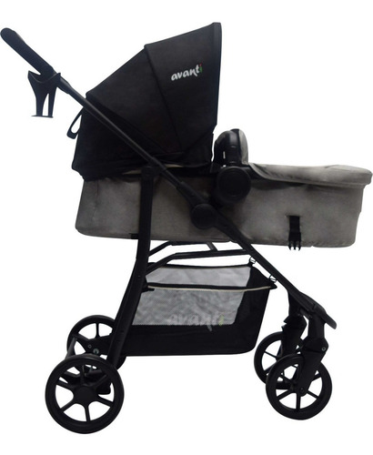 Coche Moises Huevito Travel System Avanti Aluminio 3 En 1 Color Gris