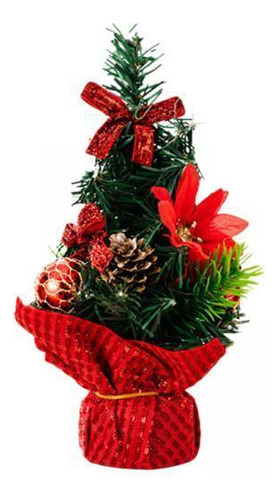 2 Encantador Mini Árbol De Navidad Para 2 Piezas