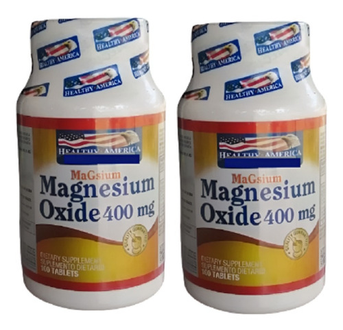 2 Oxido D Magnesio 400mg 100tab - Unidad a $450