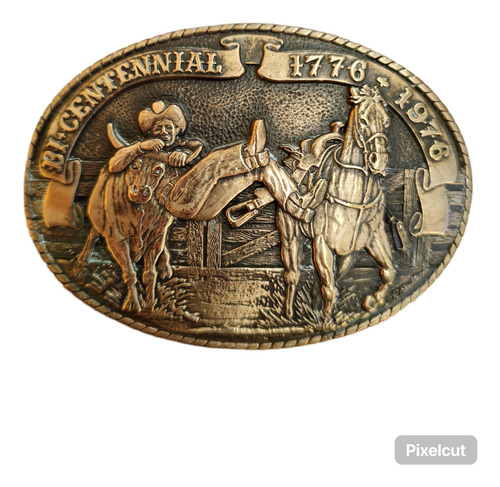 Hebilla Tony Lama - Steer Wrestling