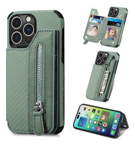 Funda Tipo Cartera Para iPhone 14 Pro Tarjetero