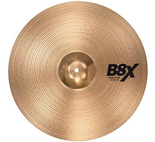 Sabian B8x 18  Rock Crash Cymbal, Brass (41809x)