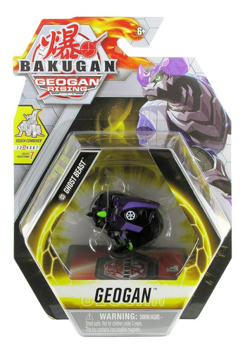 Bakugan Geogan Rising Spin Master Darkus Ghost Beast