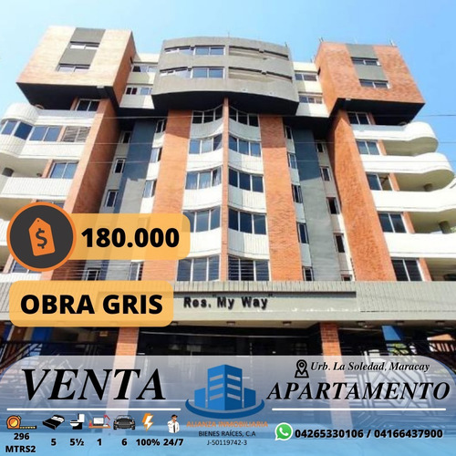 Imagen 1 de 5 de Apartamento En Venta Urbanizacion La Soledad Maracay  04166437900 / 04265330106