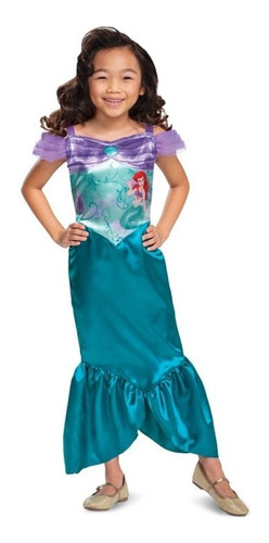 Disfraz Princesa Disney Ariel  Dp118429 (7-8 Años)