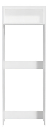 Mueble Para Refrigerador Madesa Agata 1 Puerta Basculante B Color Blanco