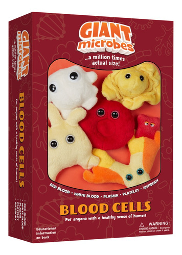 Caja Células Sanguíneas Blood Cells Llaveros Giant Microbes