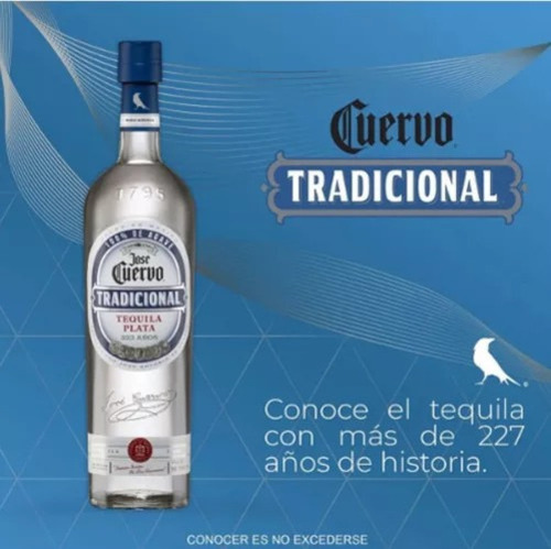 Pack De 12 - Tequila José Cuervo Tradicional Plata 950ml