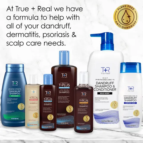 Champú True+real Coal Tar, Gel Terapéutico De Alquitrán, 180