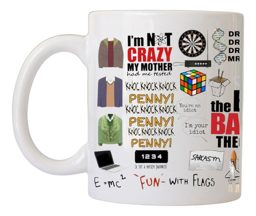 Taza De Cerámica The Big Bang Theory Para Cafe 320 Ml The Big Bang Theory