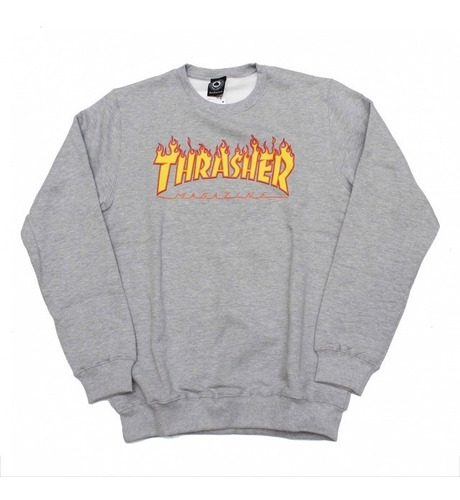 Moletom Thrasher Magazine Careca Classic Flame Original C/nf