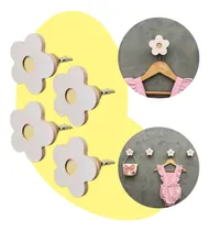 Comprar 4 Ganchos De Parede Infantil Menina Decoração Formatos Rosa