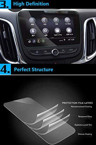 Navigation Display Screen Protector For Chevrolet Malibu 8