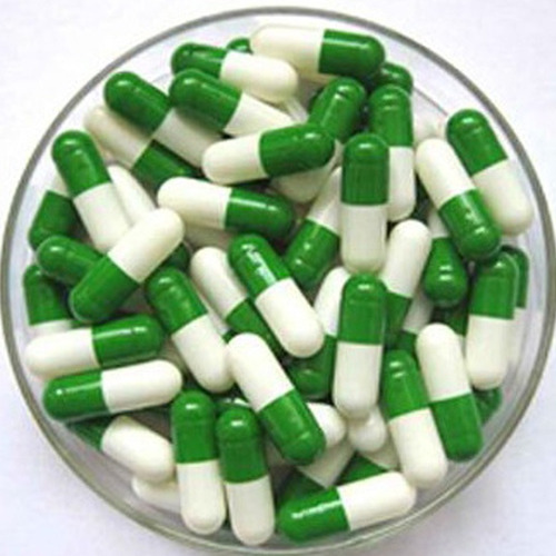 1000 Capsulas Balnco Y Verde De 500 Mg De Capacidad C/u #00