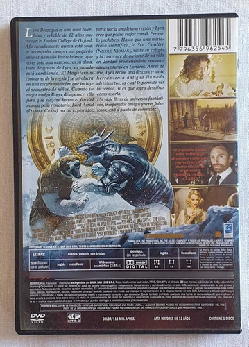 La Brújula Dorada Dvd Original (Usado)