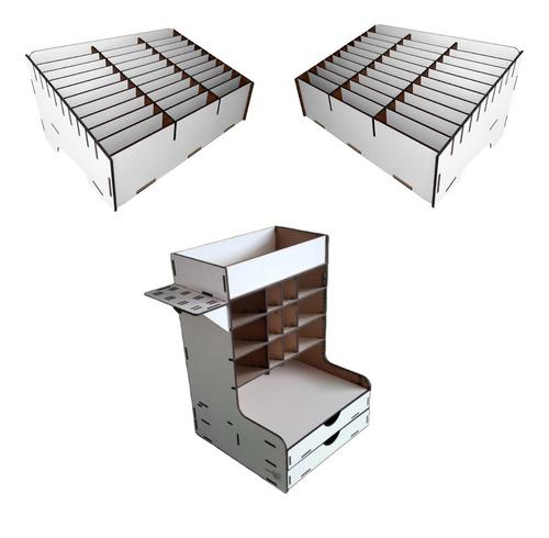 Comb Organizador Bancada Celulares P/ Assistência Branco