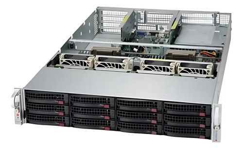 Servidor Supermicro 12 Lff 6028u 24 Core 128gb Hd 48tb