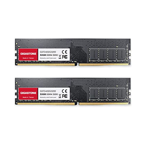 Ram Ddr4 Gigastone Ram De Escritorio 64 Gb (2 X 32 Gb) Ddr4