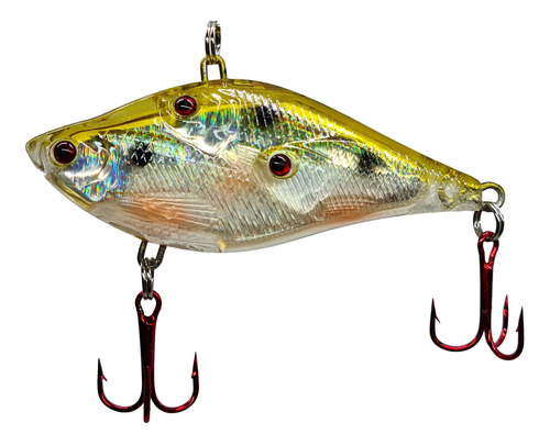 Imagen 1 de 3 de Señuelo Caster Shoal 6,2cm 14gr Lipless 3d Hundimiento M01