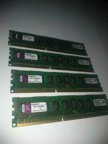 Imagem 3 de 4 de 16gb Memória Kingston Ktd-pe313s/4g 4 X 4g P/dell M610 M610x