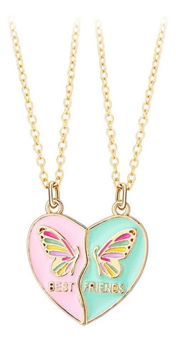 Set De Collares Magnéticos Mariposas Regalo Amor Amistad