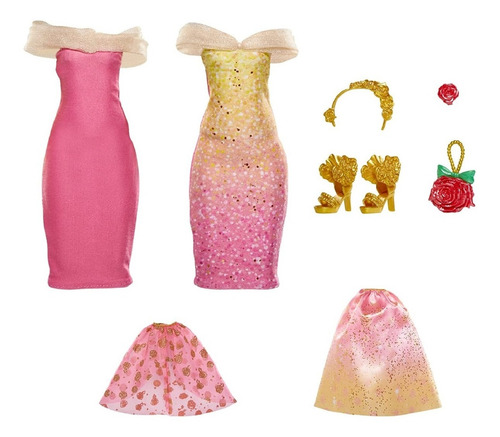 Disney Princesa Bella 10 Looks Princesa Diferentes Accesorio