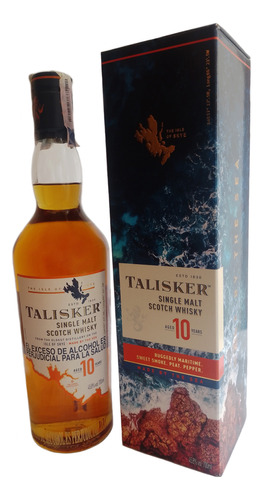 Whisky Talisker 10 Años X 700ml - mL a $448