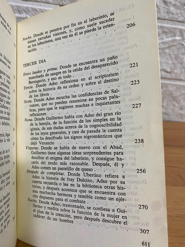 El Nombre De La Rosa/ Umberto Eco (Usado)