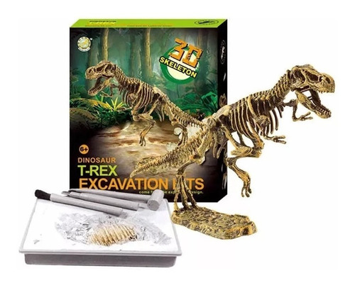 Kit Excavacion Esqueleto Dino Rex Jm-240 Tio Vivo Lloretoys