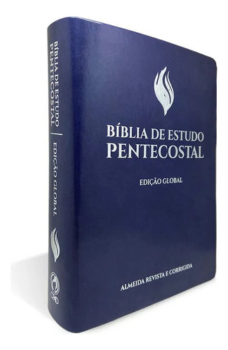 Bíblia Estudo Pentecostal | Edição Global | Azul