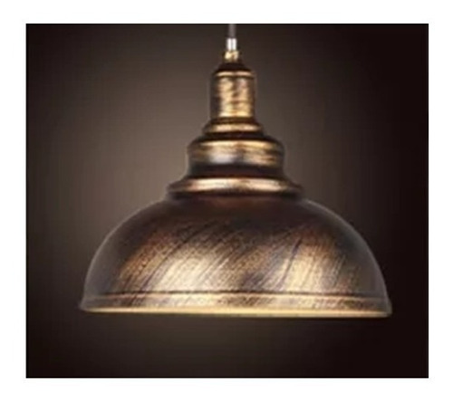 Lampara Colgante Decorativa Vintage Bronce No Incluye Foco 