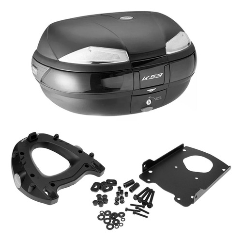 Baul Top Case 53 L Con Soporte Bmw F 650 Gs Bicilindrica