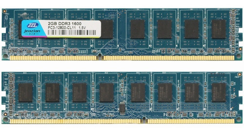 Imagen 2 de 6 de 2pza 2gb Pc Computadora Memoria Ram Ddr3 Pc3-12800u 1600mhz