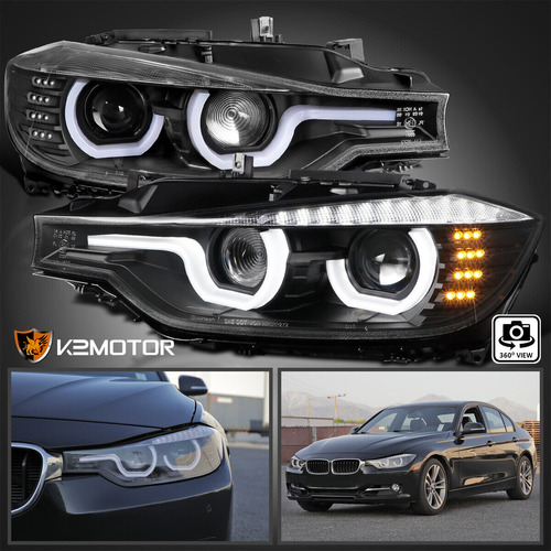 Par Faro Negro Led Bmw 325i Sport 2012 2.0l