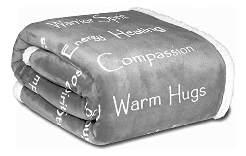 Manta De Marca  Compassion Blanket  (50x65) Fuerza, Cor...