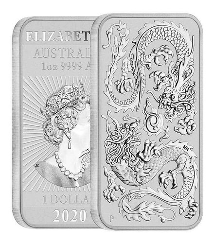Robmar-australia-moneda Rectangular.1 Onza Plata Pura 0999 